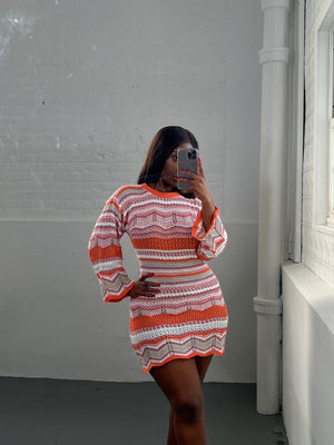 Kaya Crochet Mini Dress