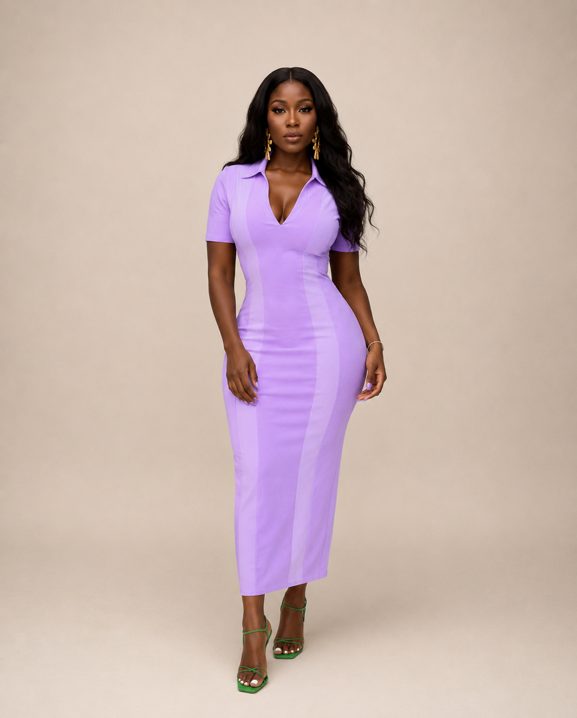 Adriana Knit Midi Dress