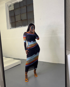 Sauda Midi Dress