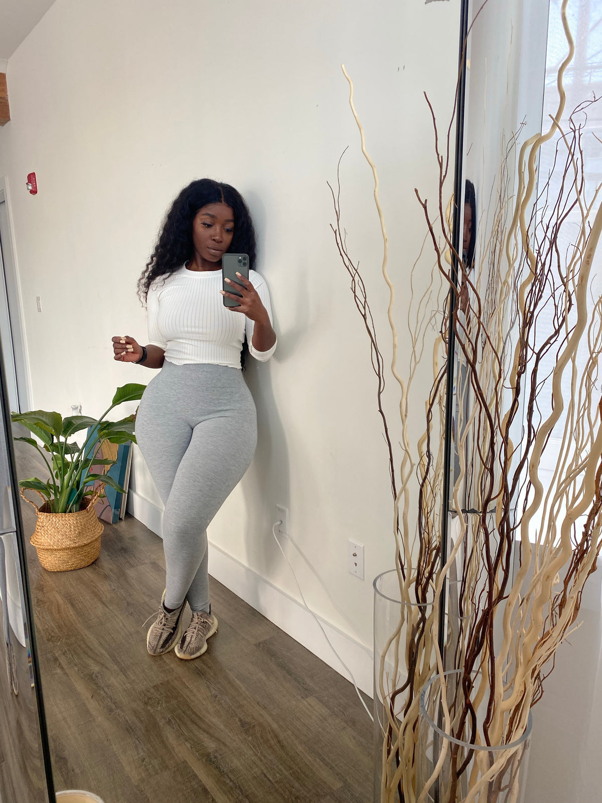 Cotton Tummy Compression Leggings